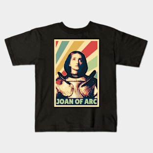 Joan Of Arc Vintage Colors Kids T-Shirt